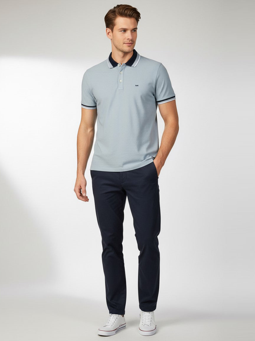 MK Mens S/S Textured Polo