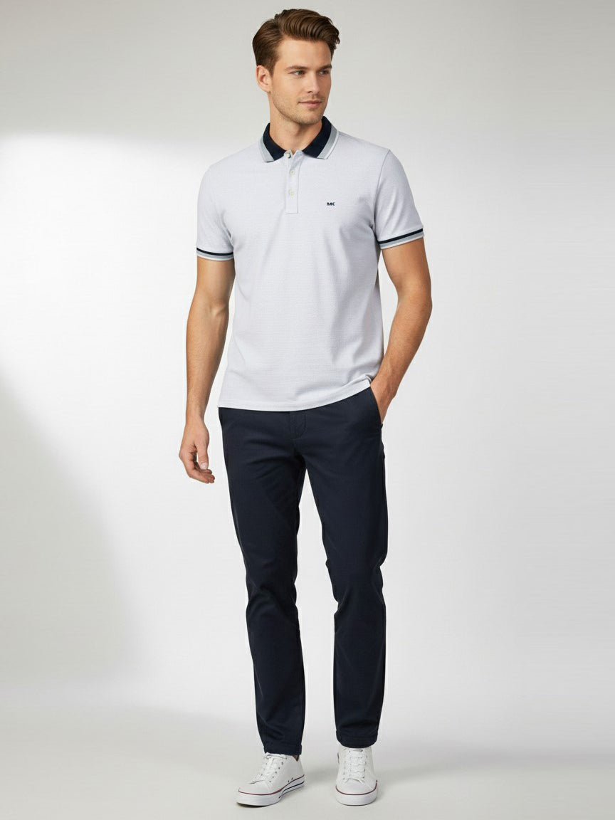 MK Mens S/S Textured Polo