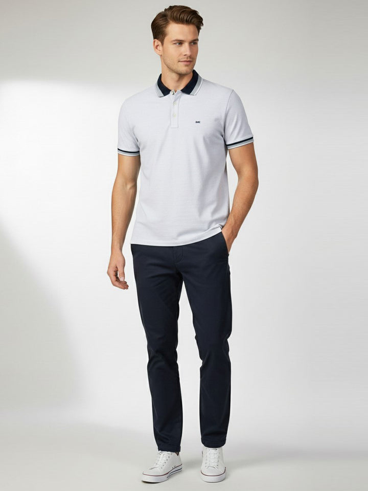 MK Mens S/S Textured Polo
