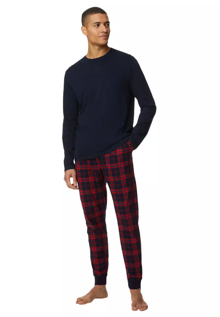 M&S Mens Flannel Check Trouser T07/3454