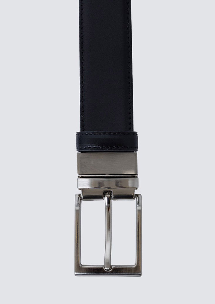 H & C Mens Reversible Leather Belt BEPRG001