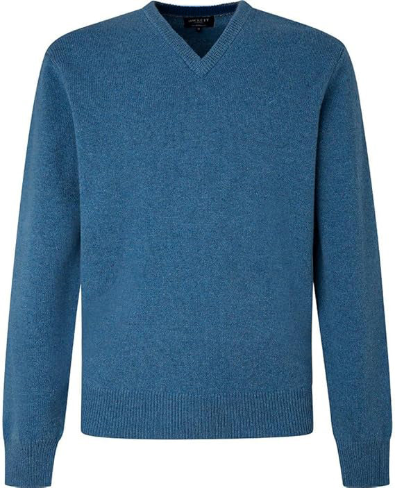 Hackett Mens L/S Lambswool V-Neck Jersey HM702875