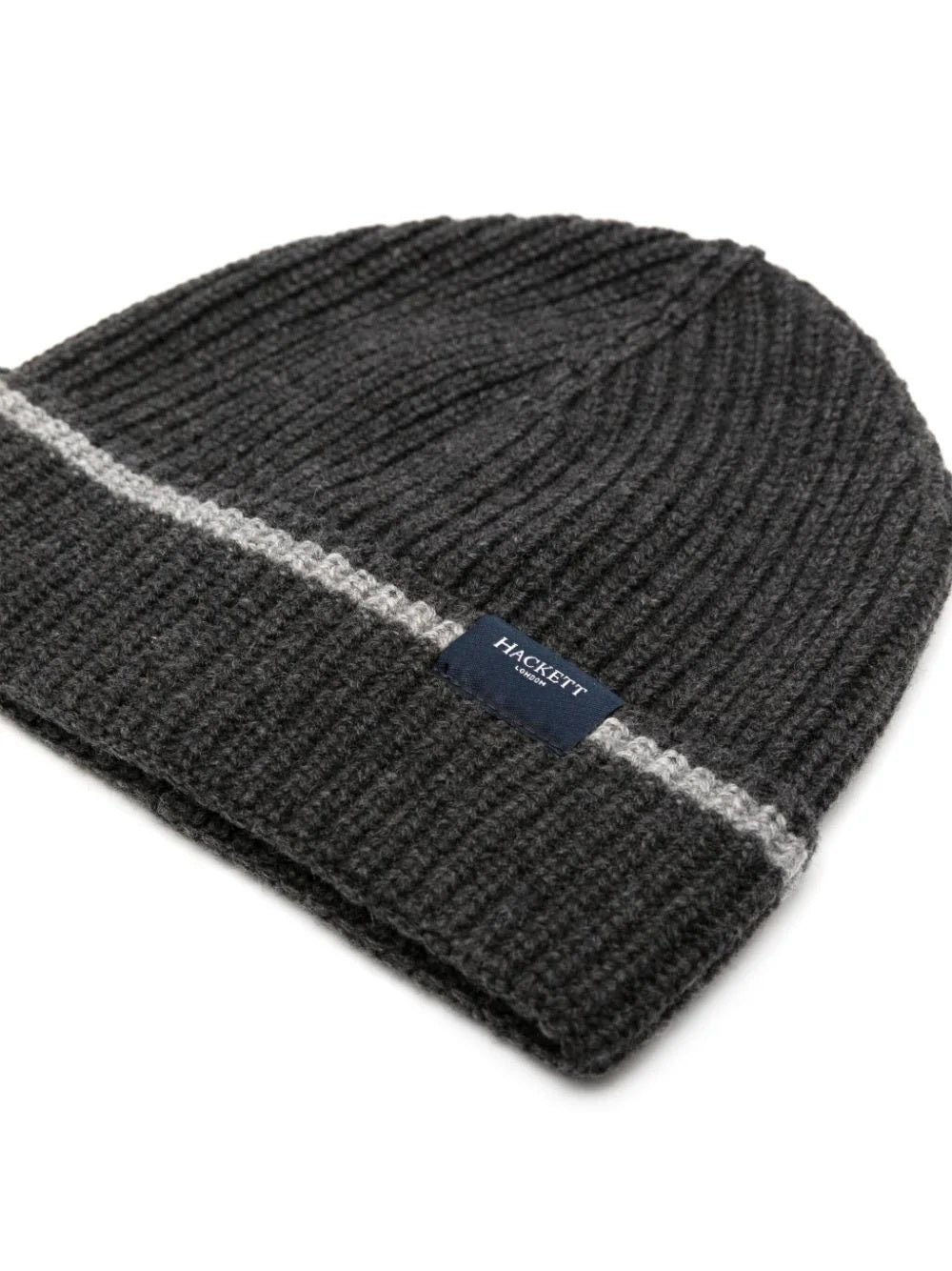 Hackett Mens Wool Mix Beanie Cap HM042393 (Grey)