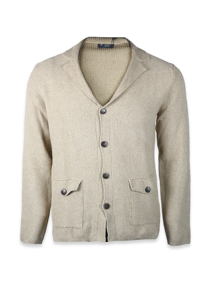 Hackett Mens L/S Cotton Cardigan HM702492