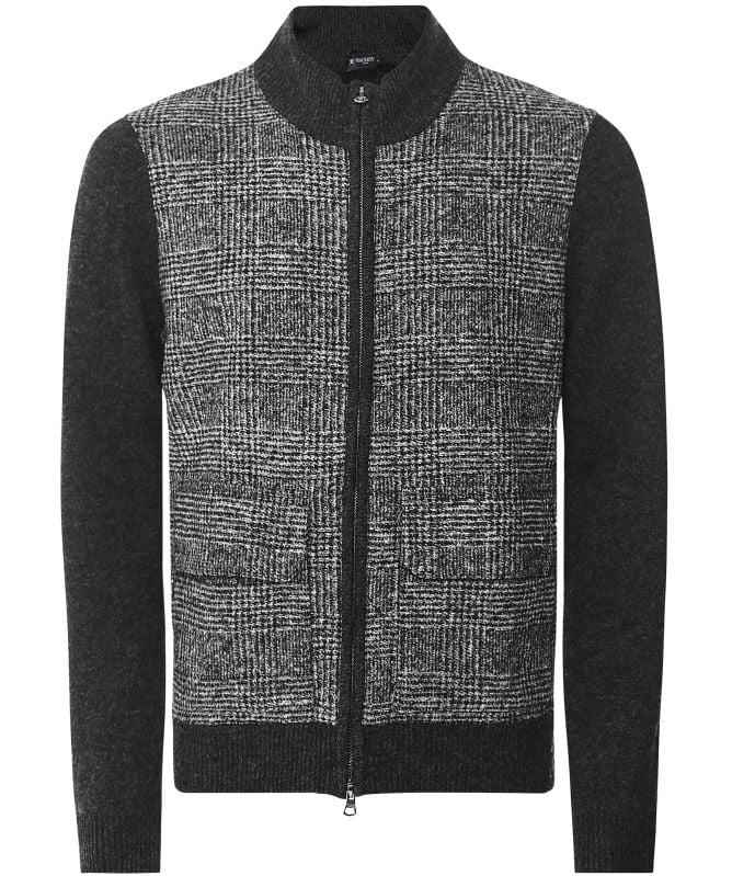 Hackett Mens L/S Wool Zipper HM702854