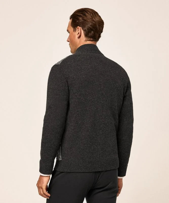 Hackett Mens L/S Wool Zipper HM702854