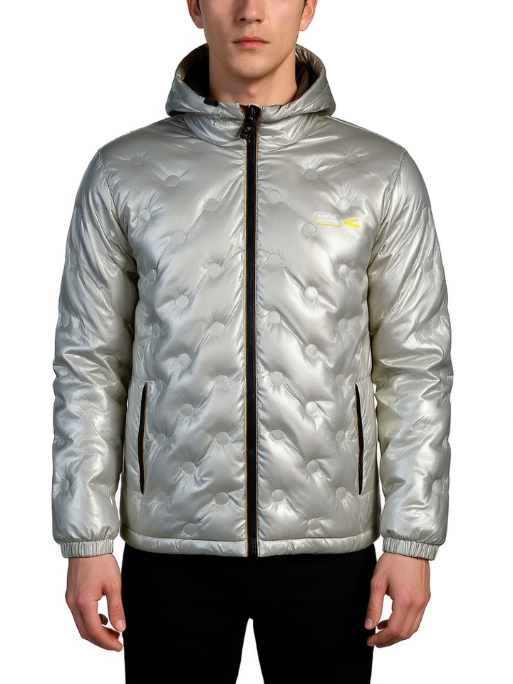 Camel Active Mens L/S Hoodi Jacket (Natural)