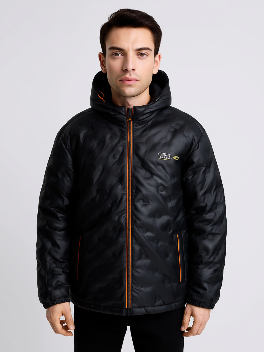 Camel Active Mens L/S Hoodi Jacket (Black)