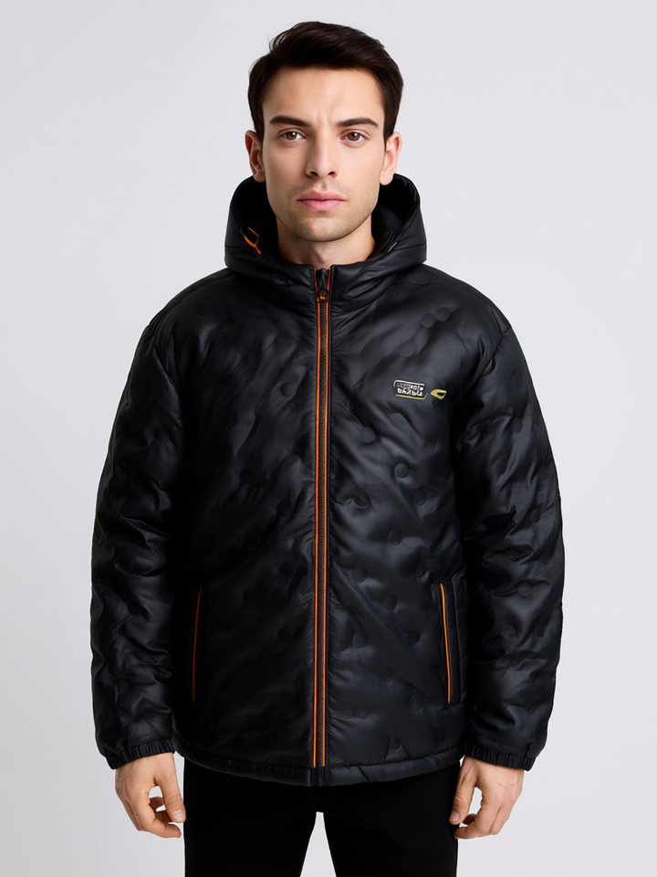 Camel Active Mens L/S Hoodi Jacket (Black)