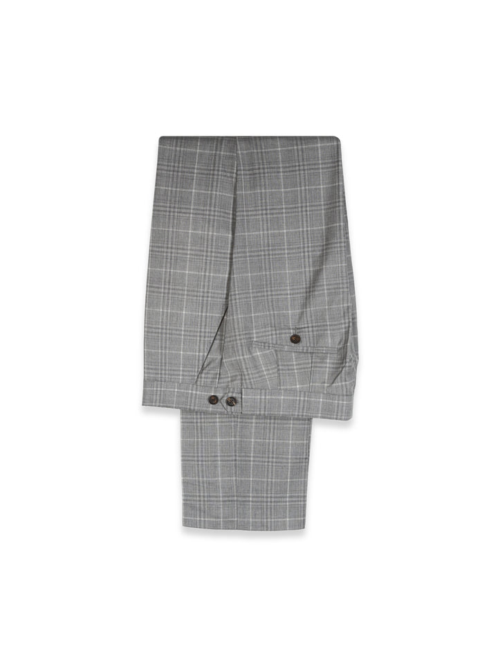 Jaeger Mens Wool Short (RF) Check Formal Trouser 8500303