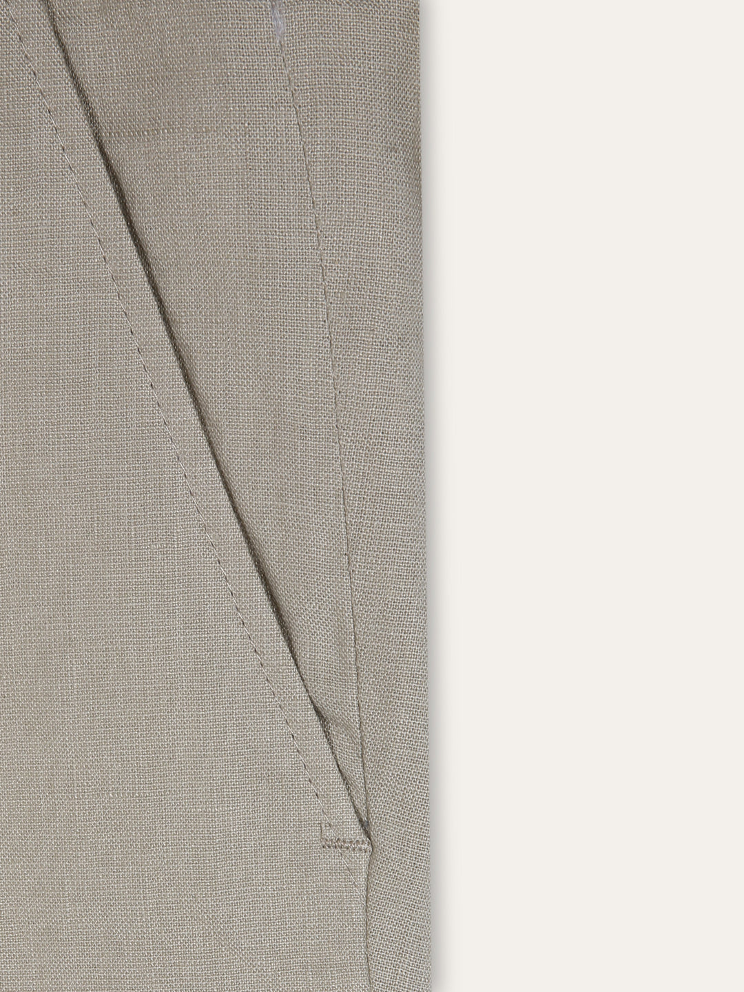 Jaeger Men Linen Regular (RF) Plain Formal Trouser 8500567