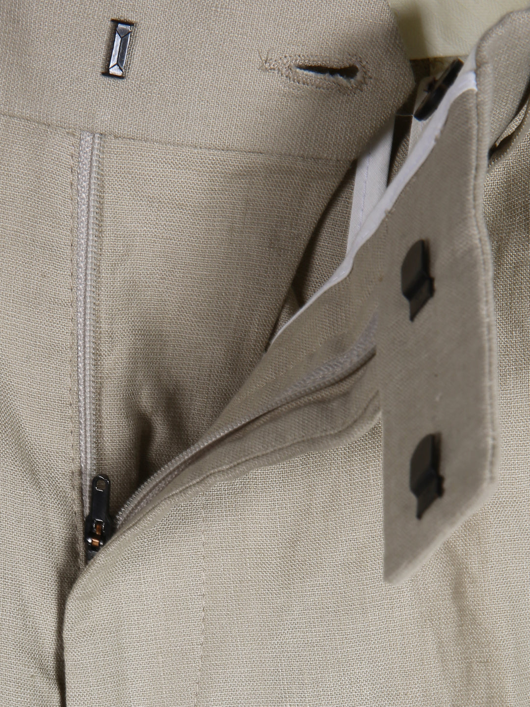Jaeger Men Linen Regular (RF) Plain Formal Trouser 8500567