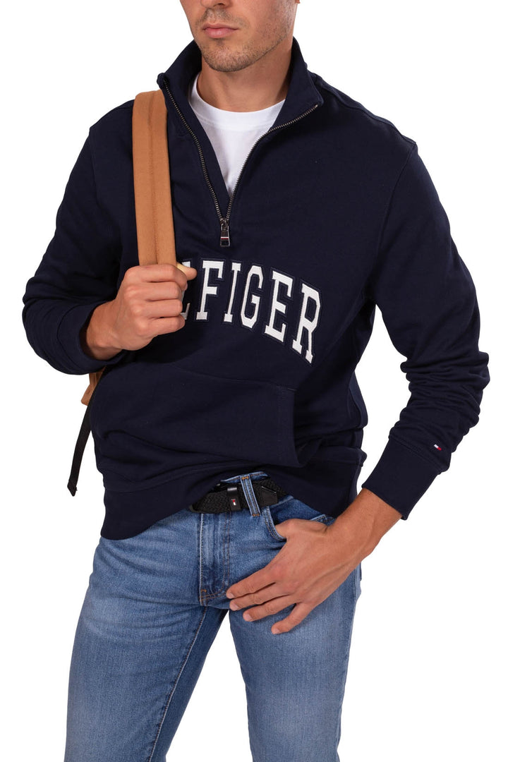 Tommy Hilfiger Mens Half Zip Sweat Shirt-78JA836