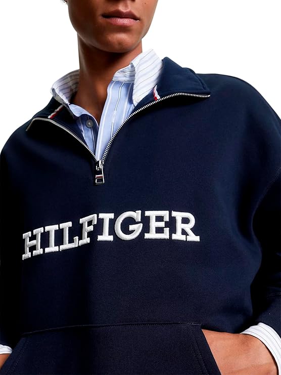 Tommy Hilfiger Mens Half Zip Sweat Shirt-78JA836