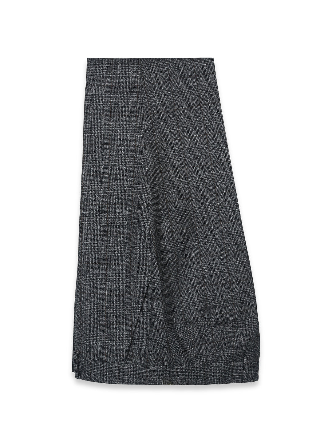 Jaeger Mens Wool Long (RF) Check Formal Trouser 8600198