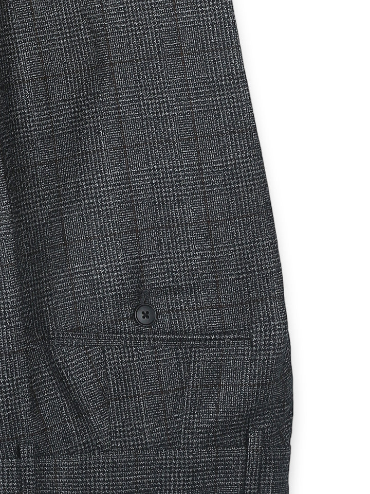 Jaeger Mens Wool Long (RF) Check Formal Trouser 8600198