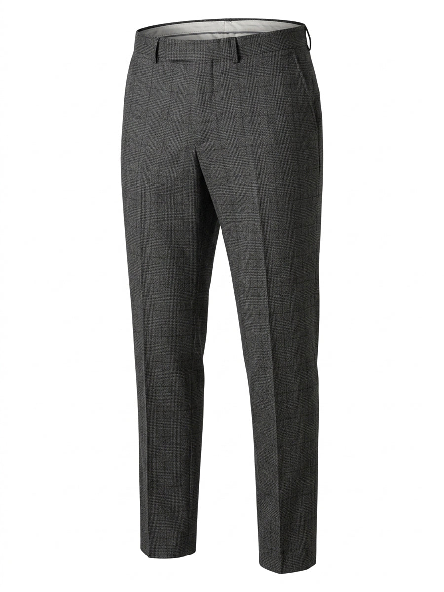 Jaeger Men Wool Regular (RF) Check Formal Trouser 8600198