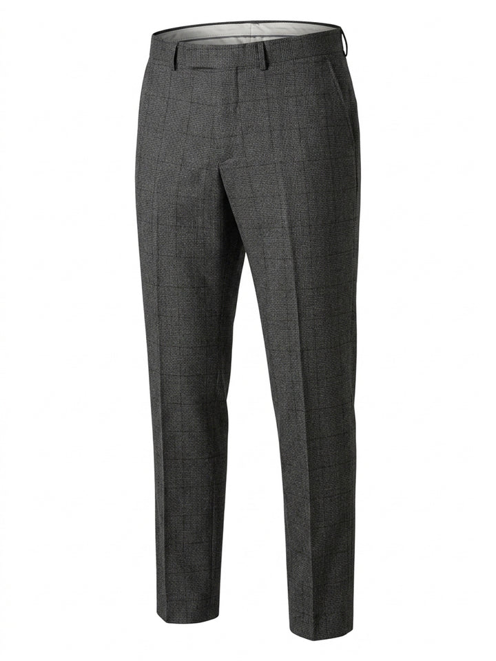 Jaeger Men Wool Regular (RF) Check Formal Trouser 8600198