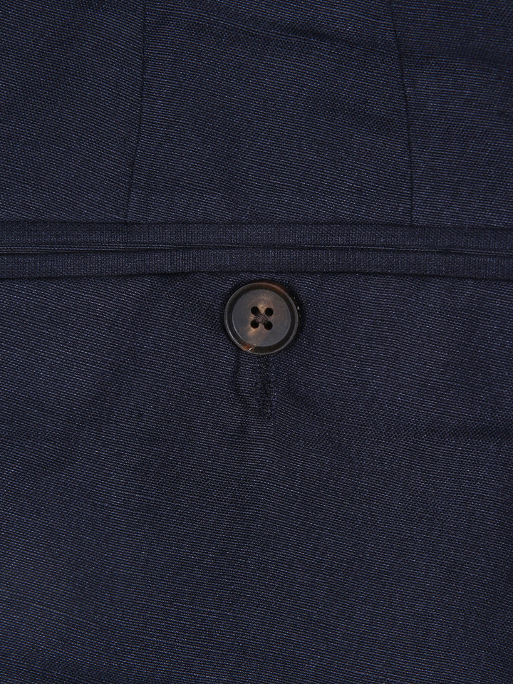 Jaeger Men Linen Long (RF) Plain Formal Trouser 8500341