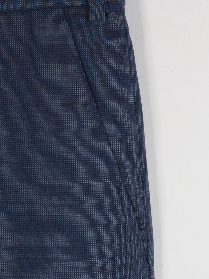 Jaeger Men Wool Short (RF) Textured Formal Trouser 8500617