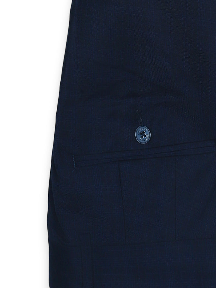 Jaeger Mens Wool Regular (RF) Small Check Formal Trouser 8500060