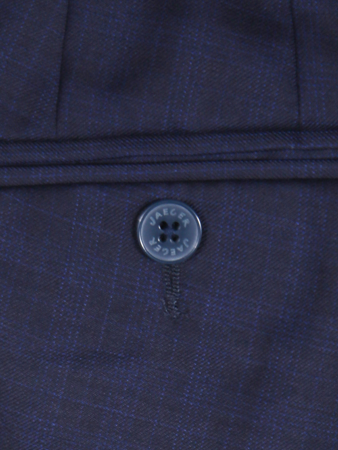 Jaeger Men Wool Long (RF) Small Check Formal Trouser 8500060