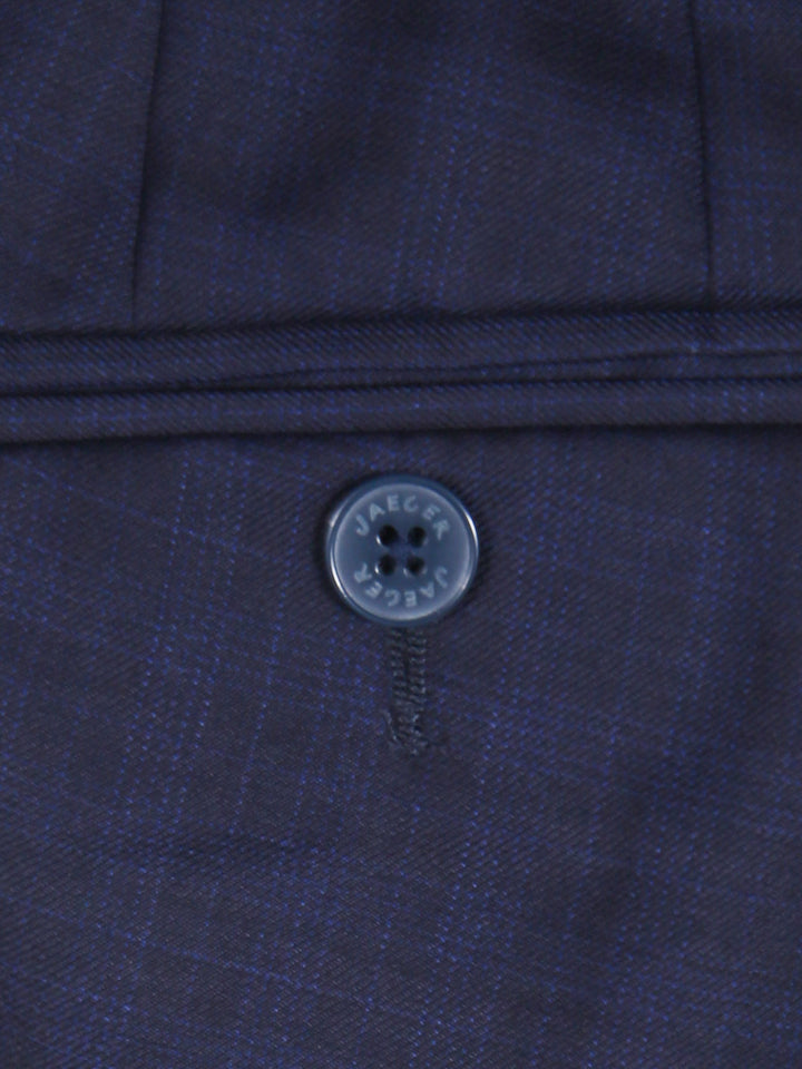 Jaeger Men Wool Long (RF) Small Check Formal Trouser 8500060