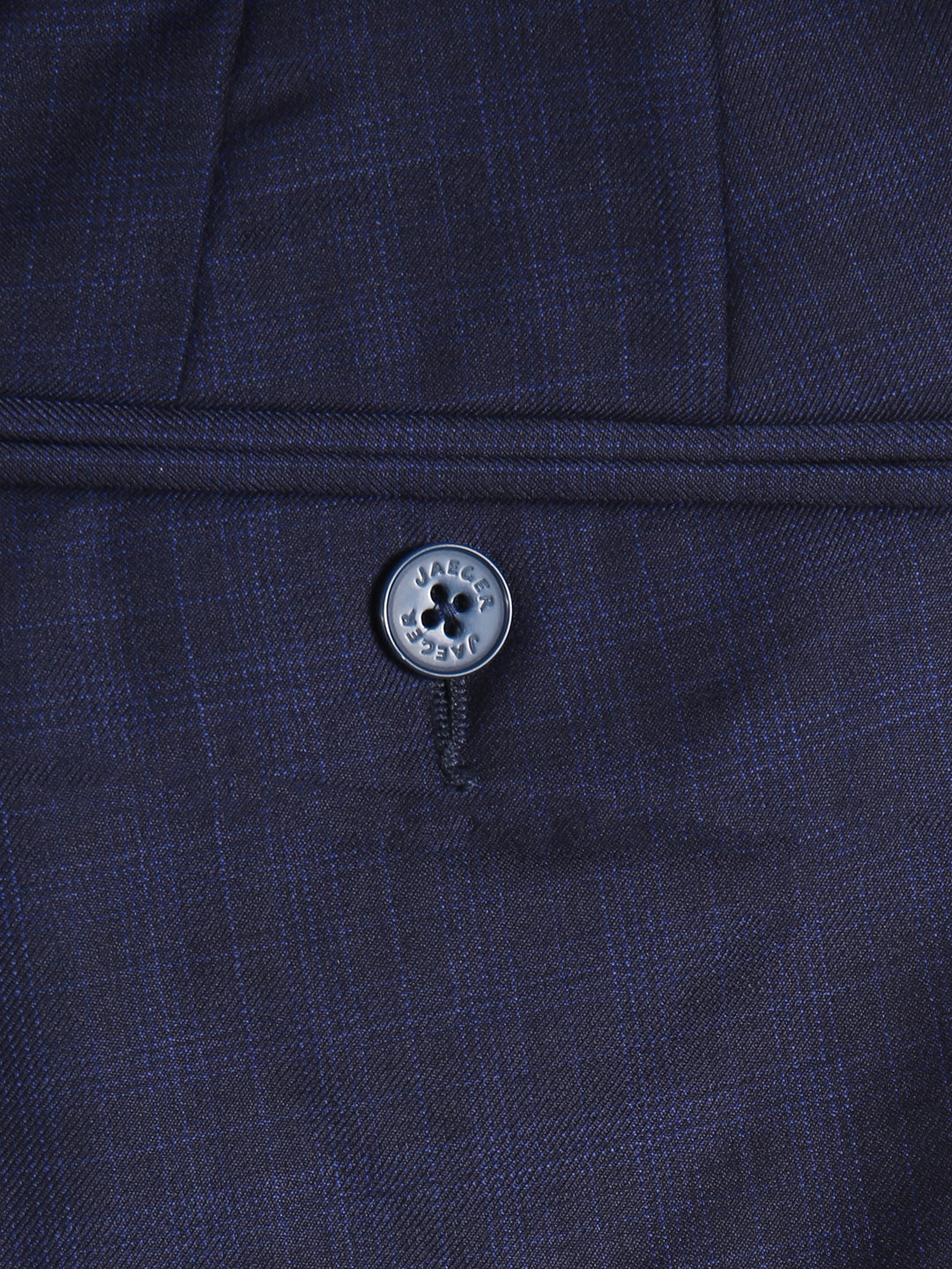 Jaeger Men Wool Short (RF) Small Check Formal Trouser 8500060