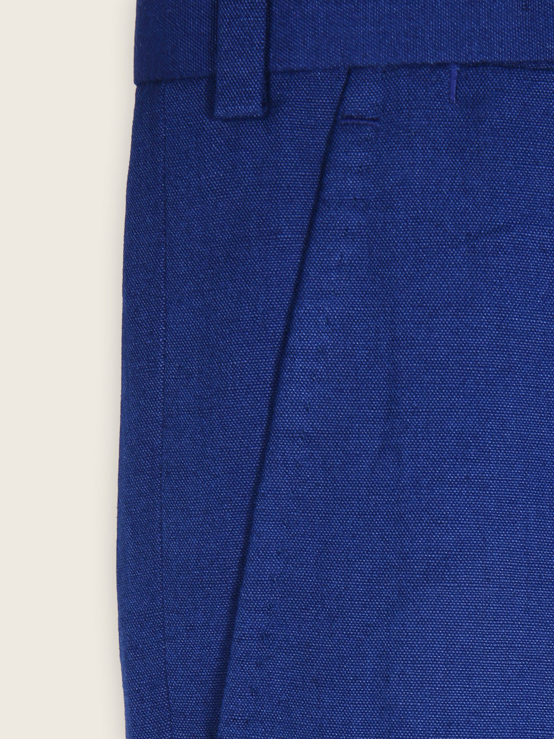 Jaeger Men Linen Regular (RF) Plain Formal Trouser 8300925