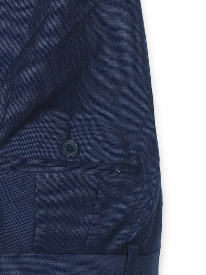 Jaeger Mens Wool Short (SF) Textured Formal Trouser 8500055