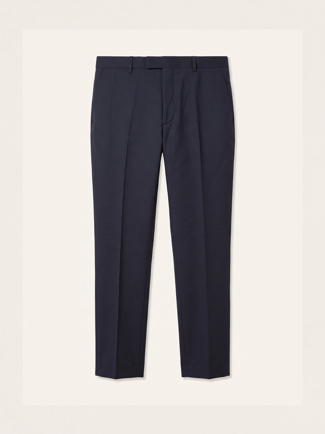 Jaeger Men Wool Regular (RF) Small Check Formal Trouser 8400366