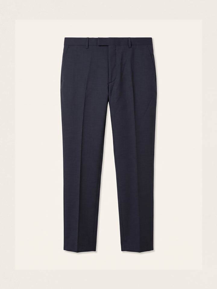 Jaeger Men Wool Regular (RF) Small Check Formal Trouser 8400366
