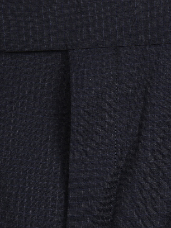 Jaeger Men Wool Regular (RF) Small Check Formal Trouser 8400366