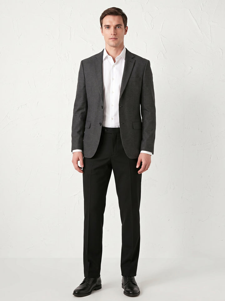 Jaeger Men 70%W 30%P(SF) Plain Formal Trouser 8600151