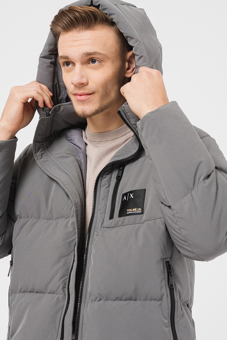 A/X Men L/S Detachable Hood Quilted Jacket AT-SB- 6LZB12