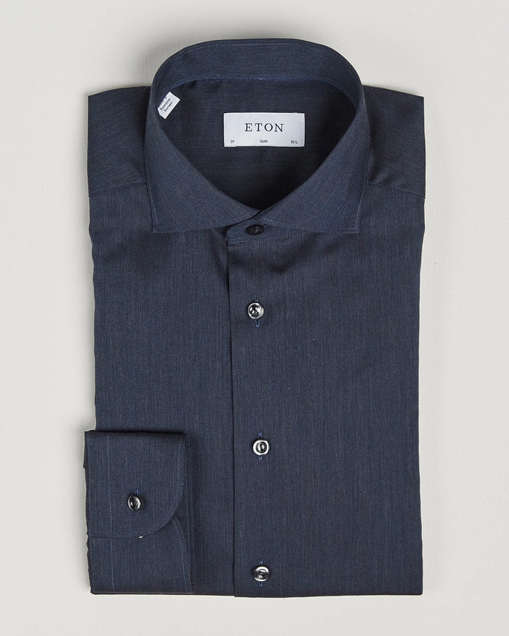 Eton Mens L/S Pin dot Formal Shirt 10954