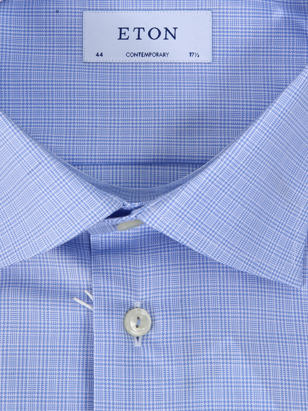 Eton Men L/S Window Check Formal Shirt 10455