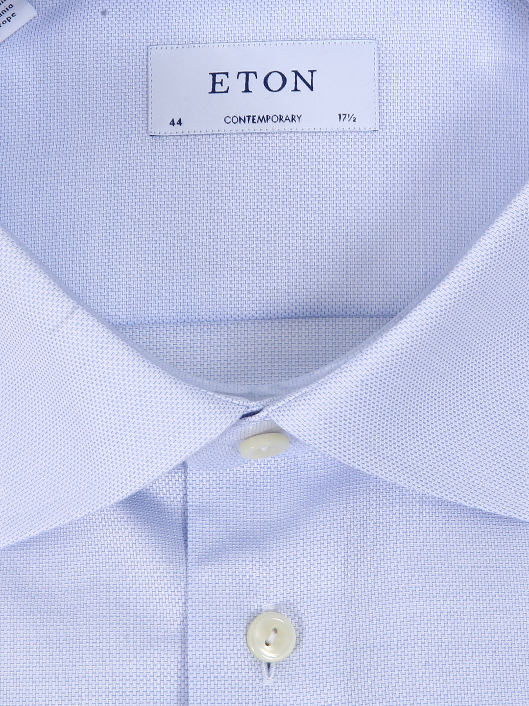 Eton Men L/S Textured Formal Shirt 10383