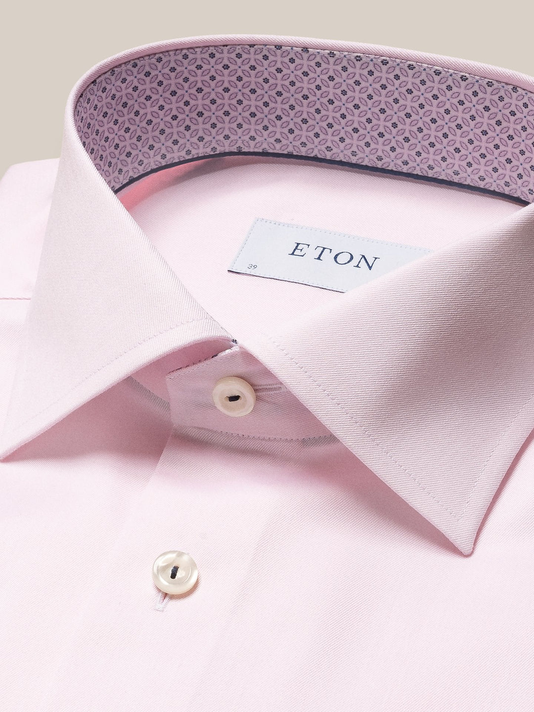 Eton Mens L/S Plain Formal Shirt 10265