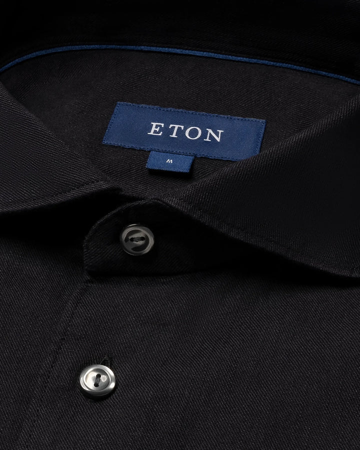 Eton Mens L/S Plain Formal Shirt 10668