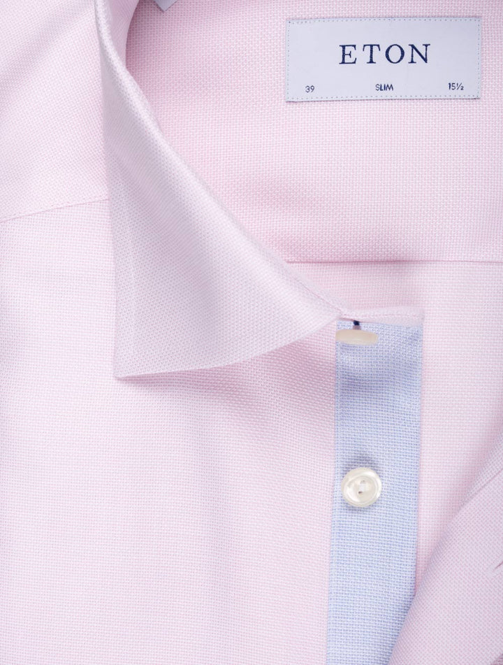 Eton Mens L/S Pin dot Formal Shirt 10246