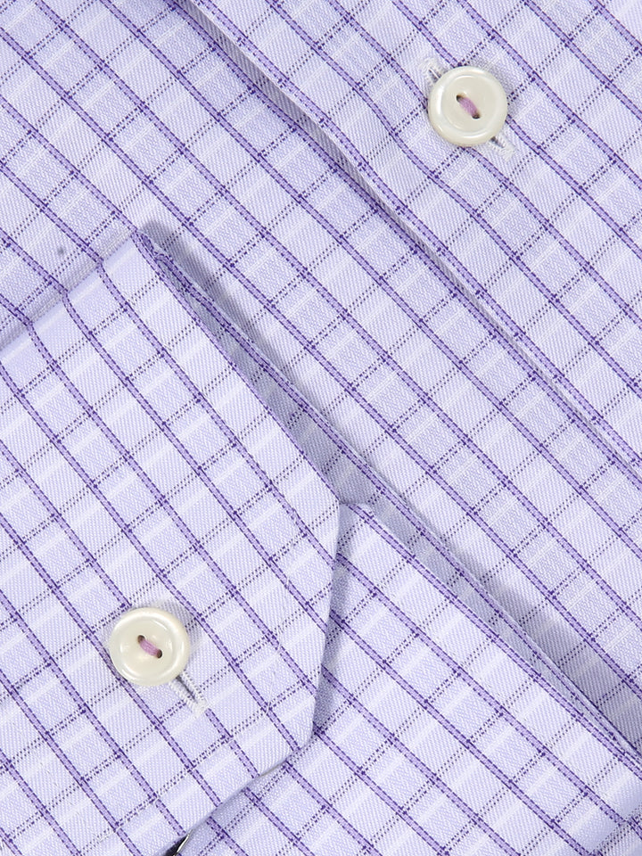 Eton Men L/S Window Check Formal Shirt 04231