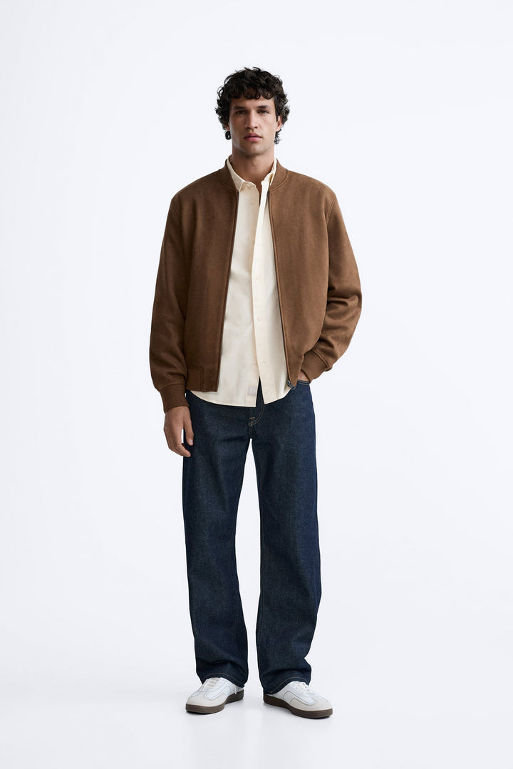 Zara Mens L/S Sueded Jacket 8574/500/732