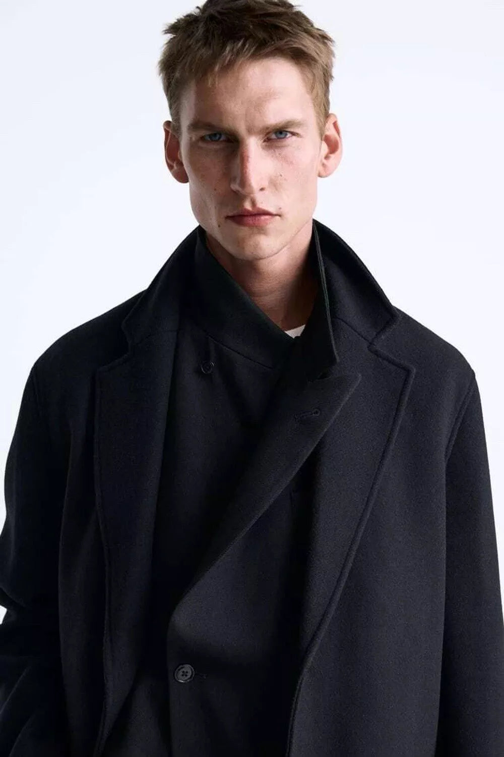 Zara Mens Fleece Long Coat 7380/331/800