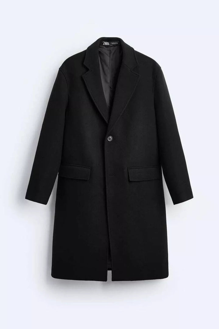 Zara Mens Fleece Long Coat 7380/331/800