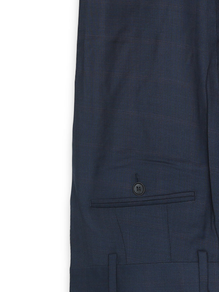 Jaeger Mens 100%Wool Regular (SF) Check Formal Trouser 8400358