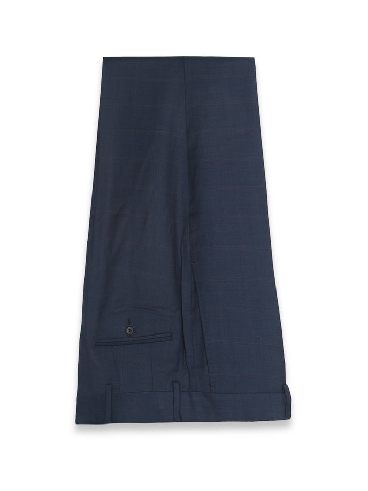 Jaeger Mens 100%Wool Regular (SF) Check Formal Trouser 8400358