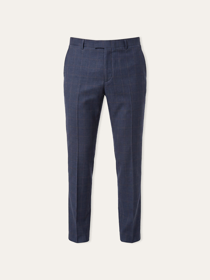 Jaeger Men 100%Wool Short (SF) Check Formal Trouser 8400358
