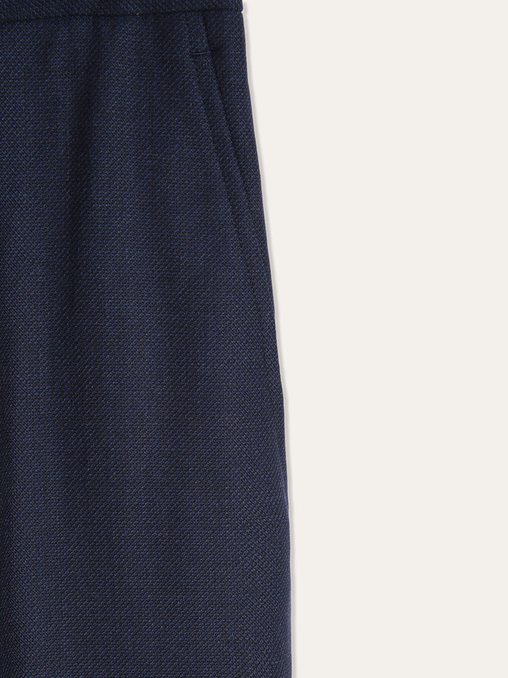 Jaeger Men 70%W 30%P Long (SF ) Textured Formal Trouser 286105Y