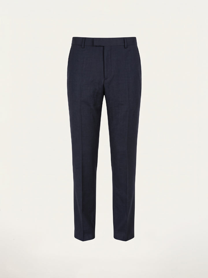 Jaeger Men 70%W 30%P Short (SF ) Textured Formal Trouser 286104Y